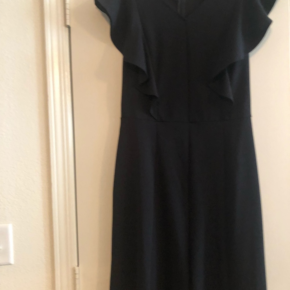 Black flutter sleeves crop jumpsuit